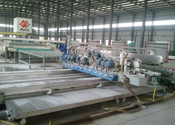 China Strukturelle doppelte Rand-Glasmaschine Omron PLC/Glasgerade-Rand-Maschine fournisseur