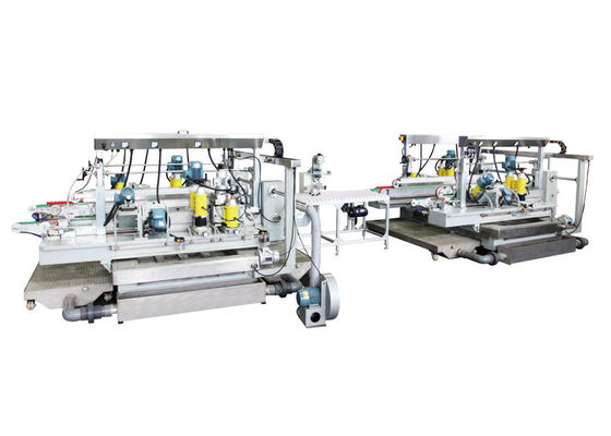 China Doppelter Edger-Glasrand-Poliermaschine für Kühlschrankfach-Glas fournisseur