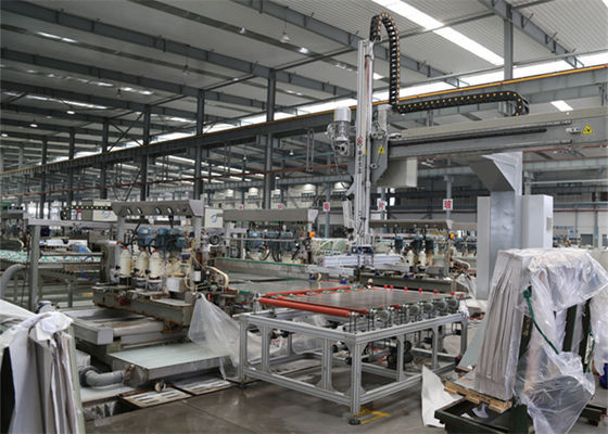 China Selbstsonnenkollektor, der Maschine Glaslader für Solarglasfertigungsstraße macht fournisseur